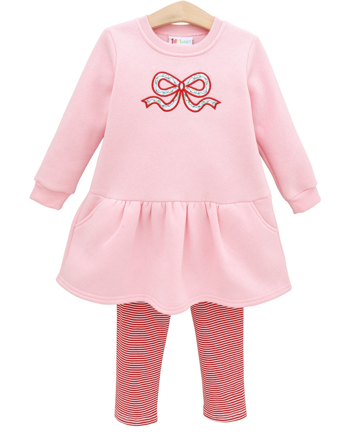 PREORDER Merry & Bright Bow Tunic Sweatshirt Set