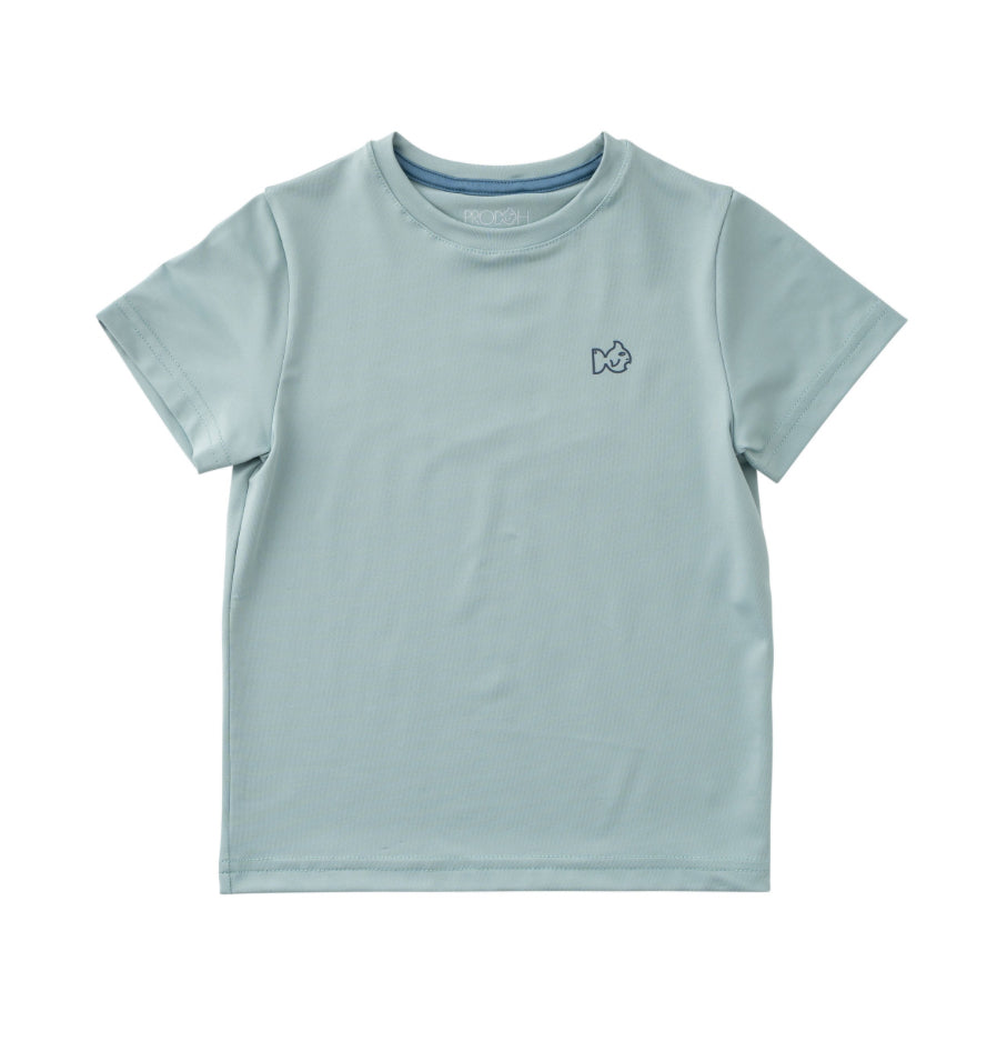 Short Sleeve Performance T-shirt - Blue Surf