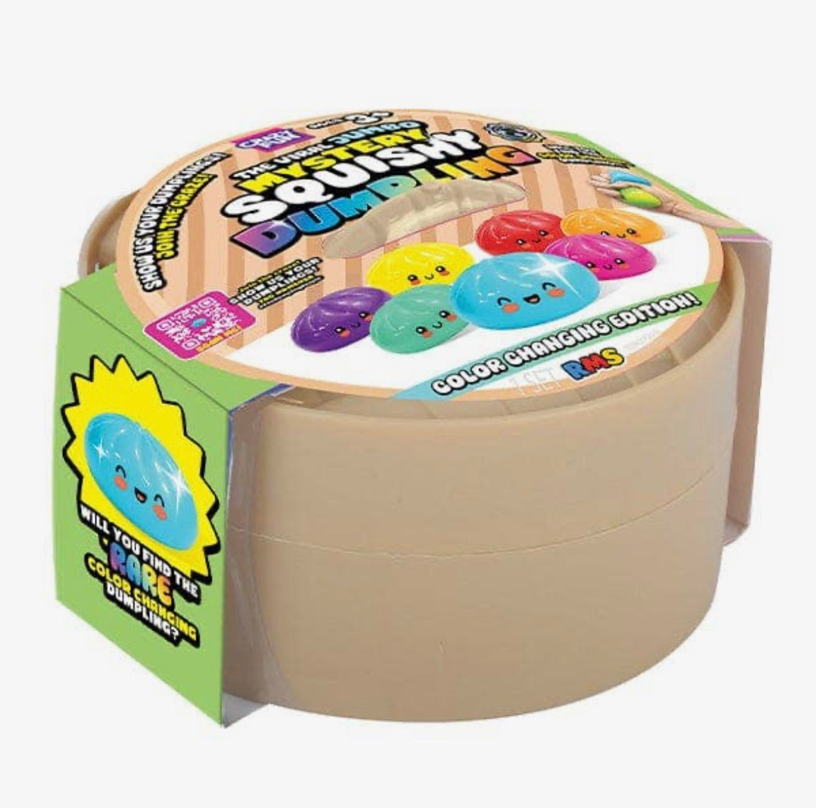 *PREORDER* Rms® Crazy Fun™ 7" Color Change Mystery Dumpling (1pc)