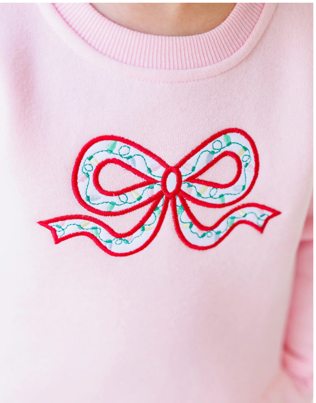 Merry & Bright Bow Tunic Sweatshirt Set