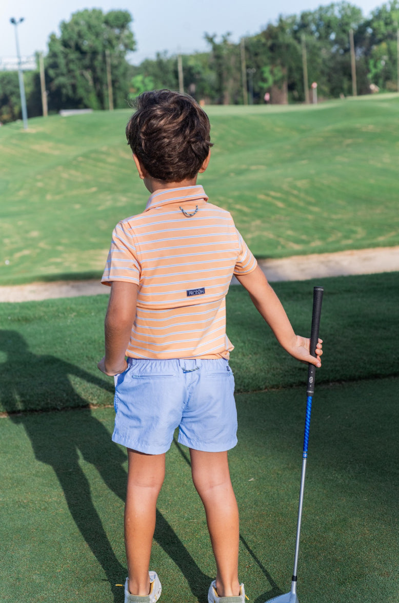 *PREORDER* BOYS OUTRIGGER PERFORMANCE SHORTS - WINDSURFER BLUE