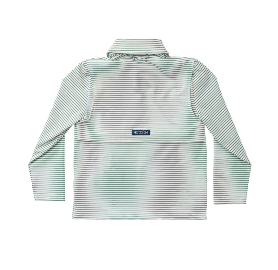 Performance Polo - Frosty Spruce Stripe