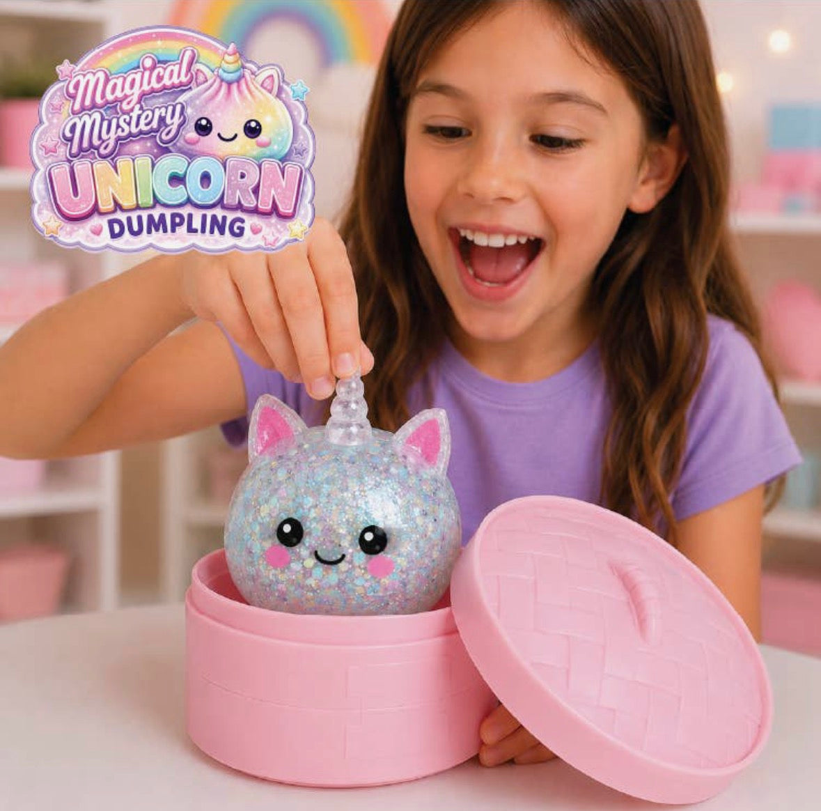 *PREORDER* Fun Doh Unicorn Mystery Dumpling Squishy Toy