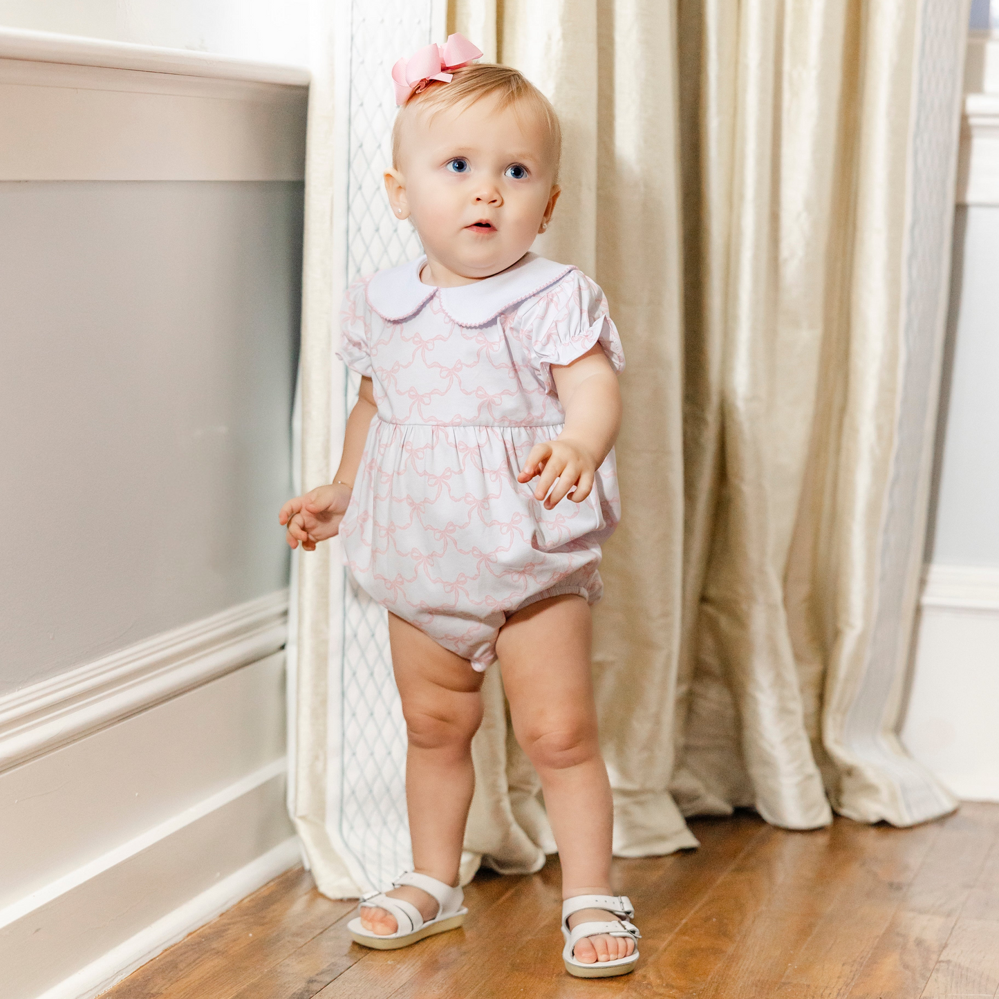 *PREORDER* Pink Trellis Bow Charlotte Bubble