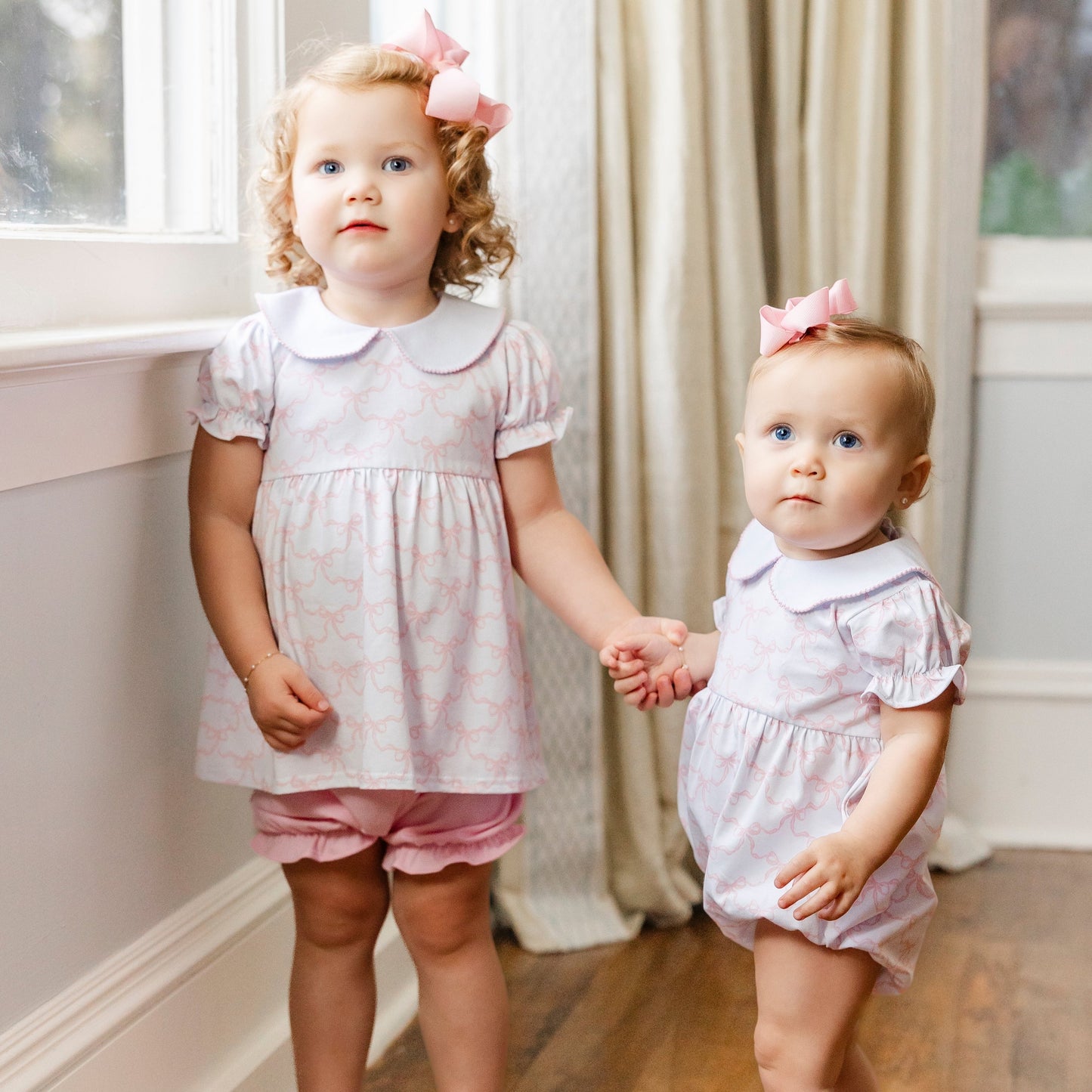 *PREORDER* Pink Trellis Bow Charlotte Bubble