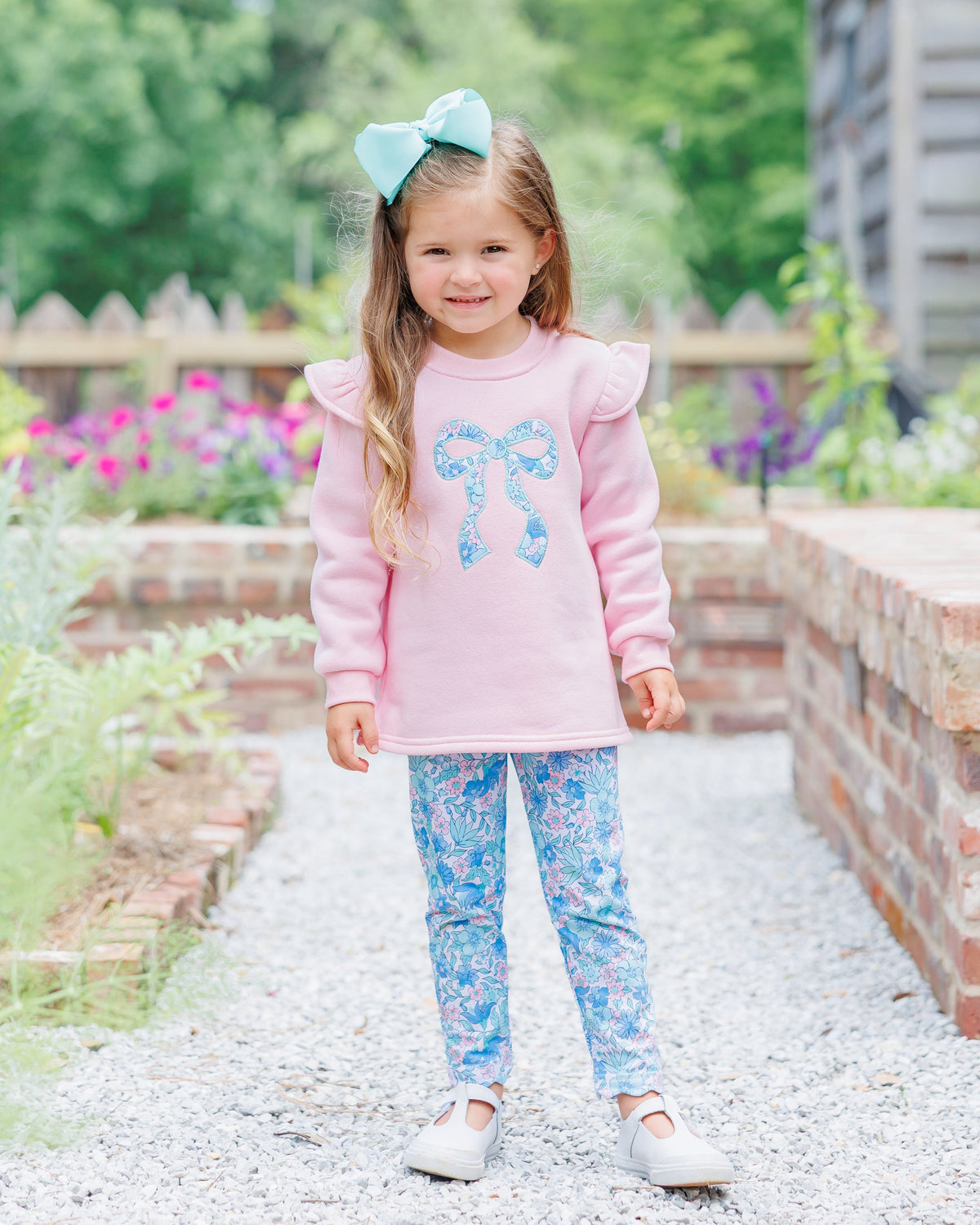 *PREORDER* 
Painted Petals Ruffle Sweatshirt Set