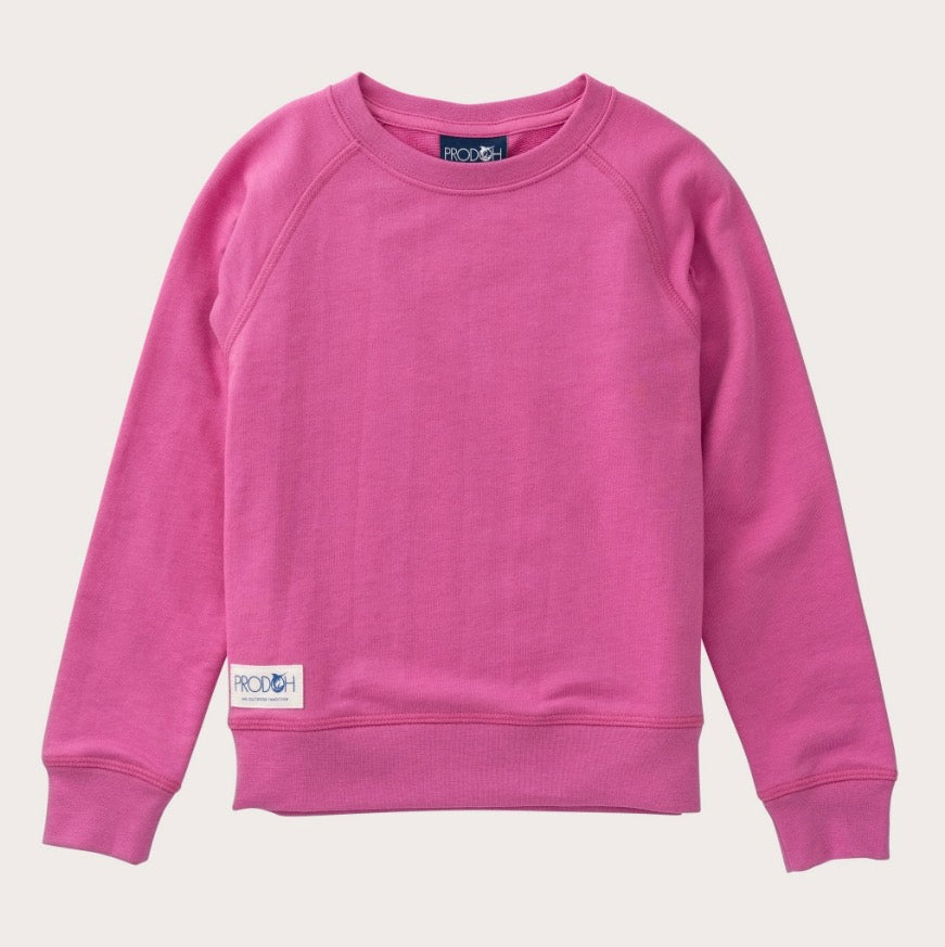 *PREORDER* Girls' Classic Crew Control Sweatshirt - Phlox Pink