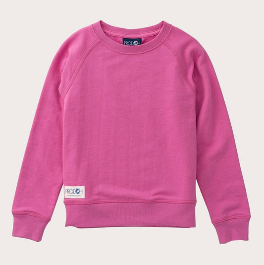 *PREORDER* Girls' Classic Crew Control Sweatshirt - Phlox Pink