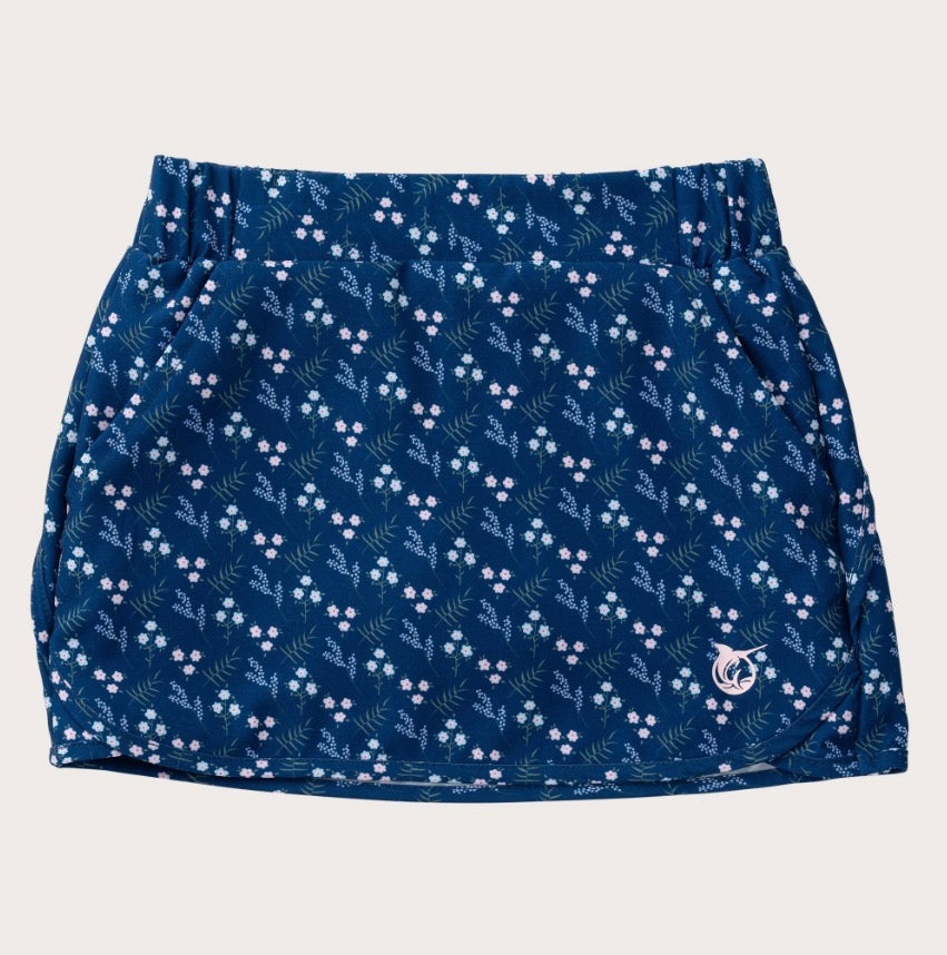 *PREORDER* Carolina Catch Skort - Navy Peony Ditsy Floral