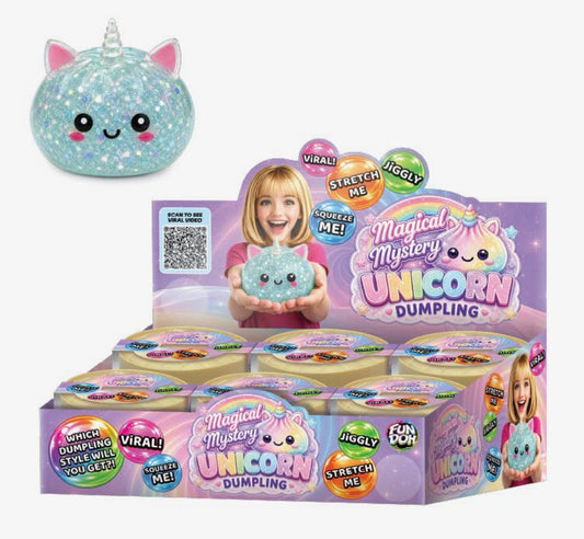 *PREORDER* Fun Doh Unicorn Mystery Dumpling Squishy Toy