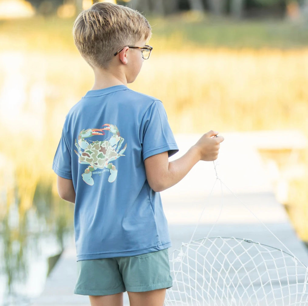 Crab Hunt Performance Graphic Tee