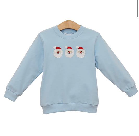 *PREORDER* Santa Pullover- Blue