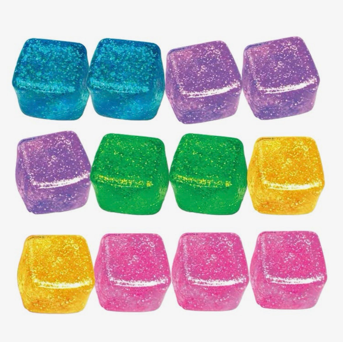 *PREORDER* Fun Doh Squish & Squeeze Sparkle Cube Fidget Toy