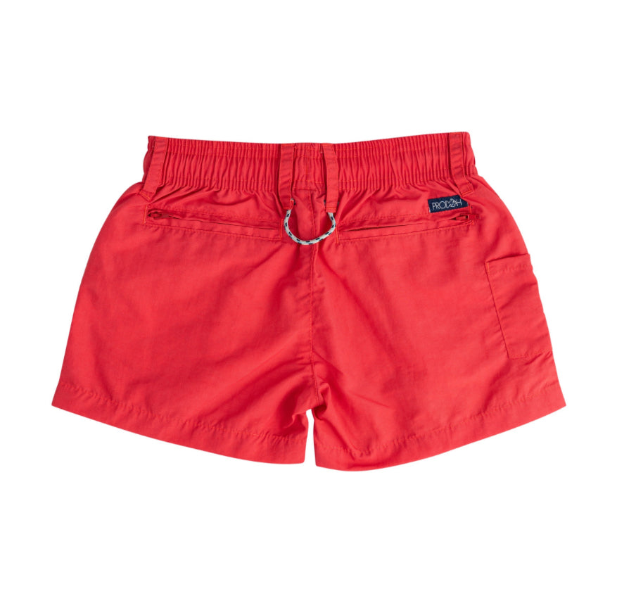 *PREORDER* BOYS OUTRIGGER PERFORMANCE SHORTS - RED