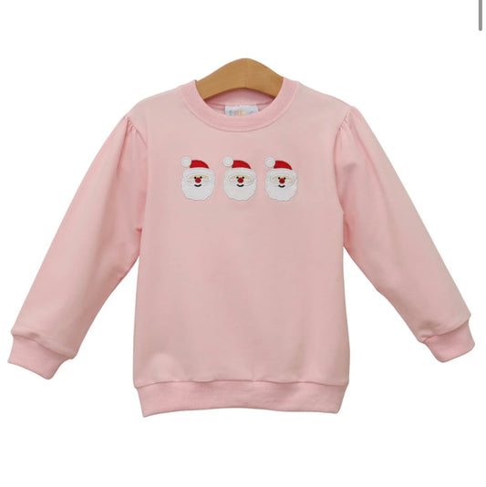 *PREORDER* Santa Pullover- Pink