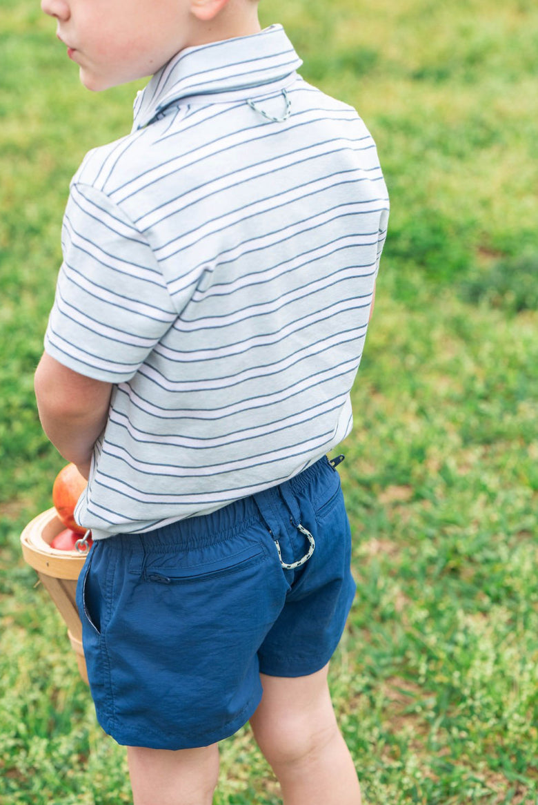 *PREORDER* BOYS OUTRIGGER PERFORMANCE SHORTS - NAVY