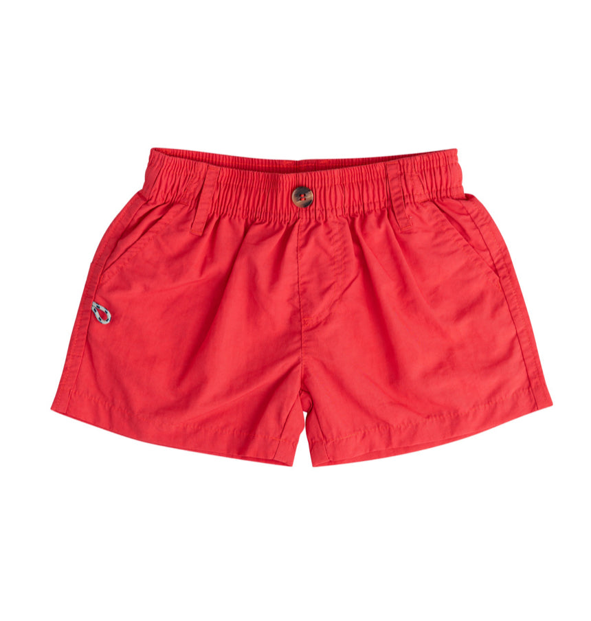*PREORDER* BOYS OUTRIGGER PERFORMANCE SHORTS - RED