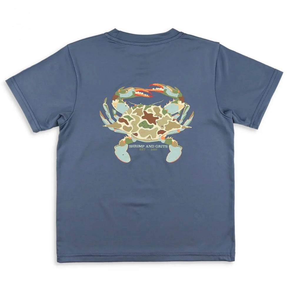 Crab Hunt Performance Graphic Tee