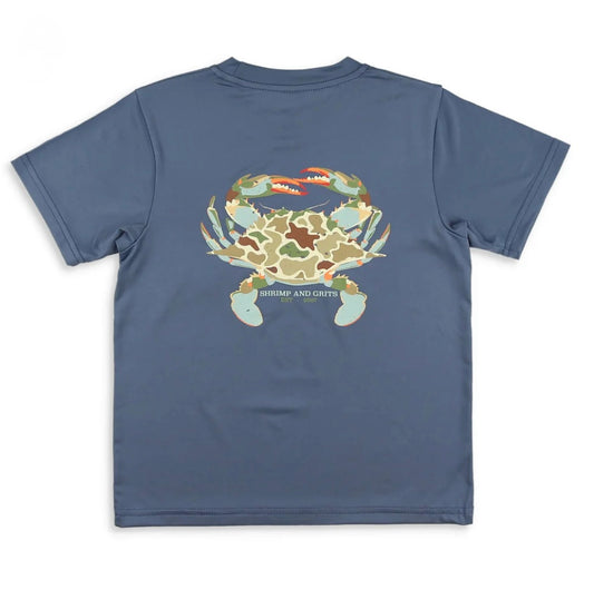 Crab Hunt Performance Graphic Tee