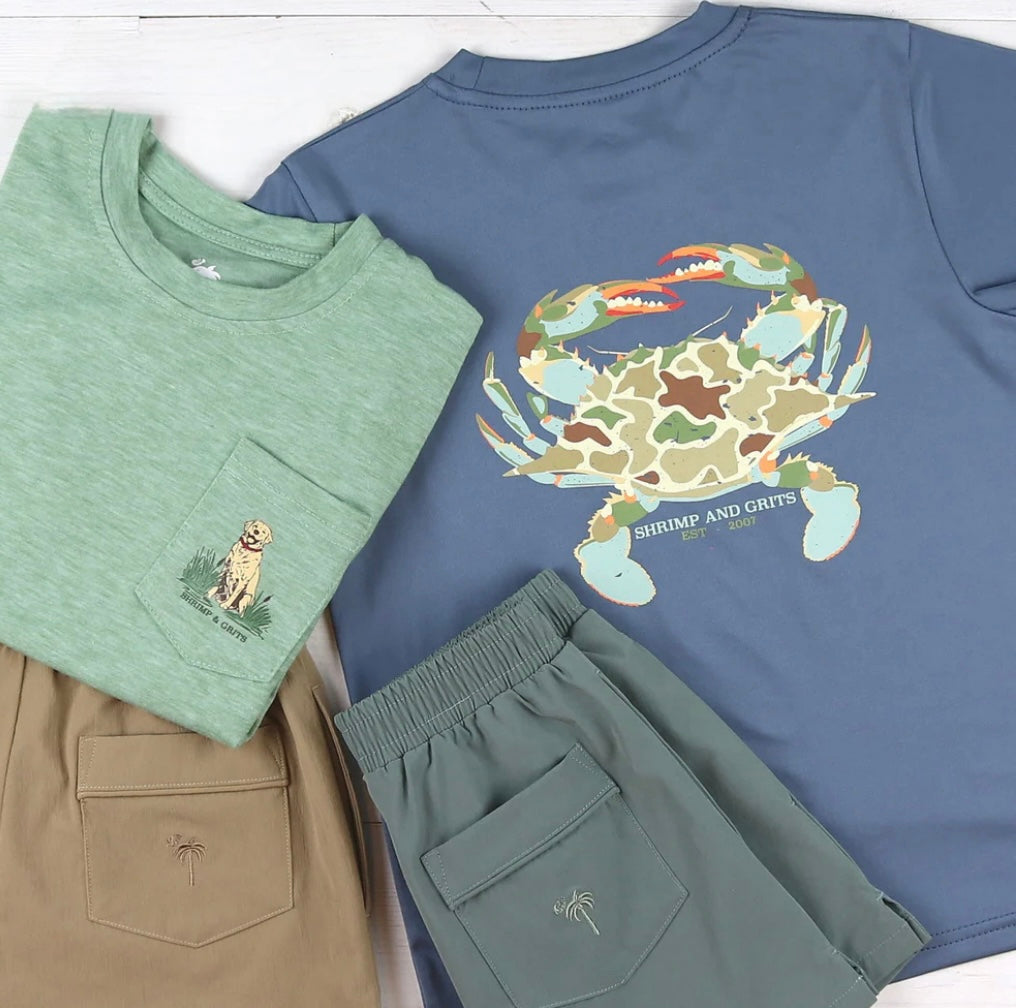 Drift Khaki Performance Shorts