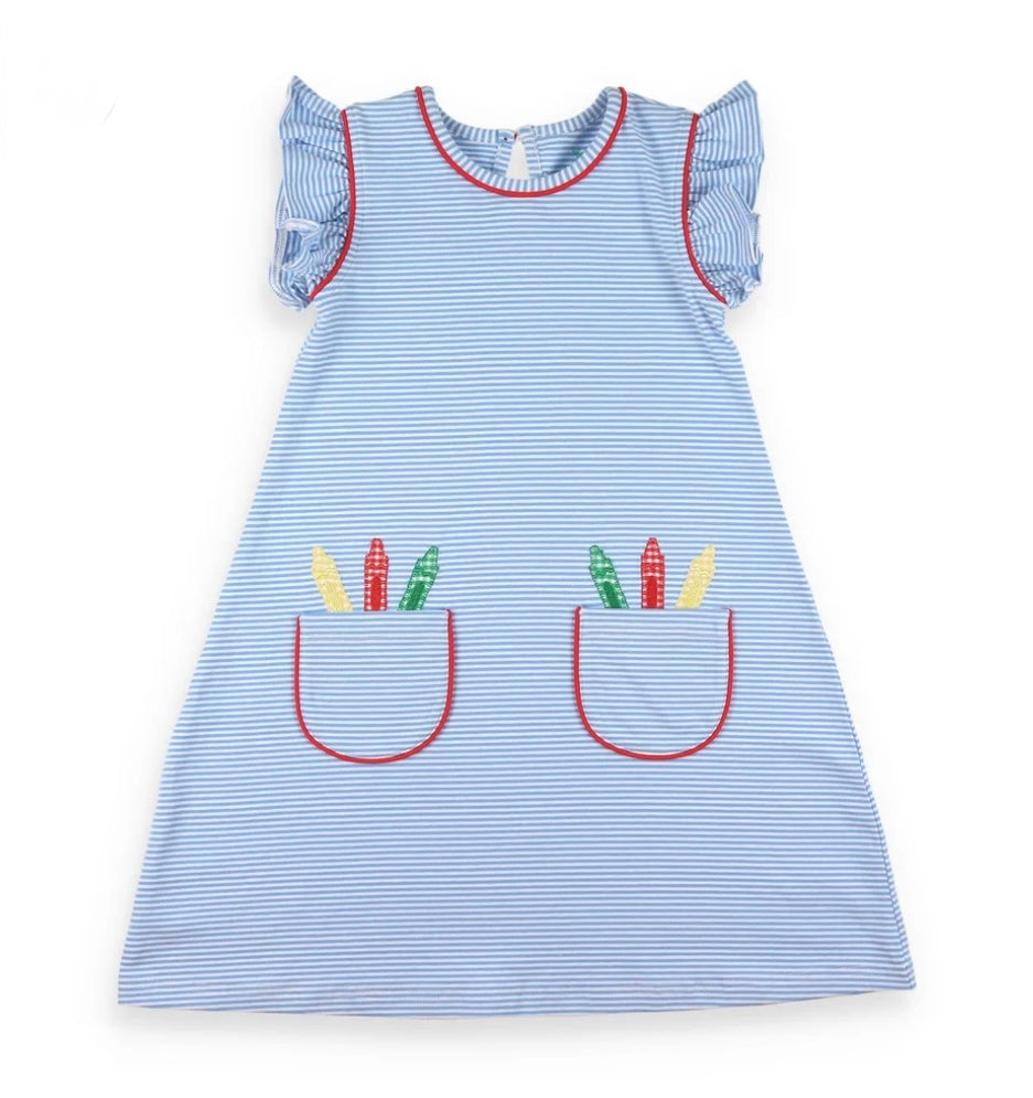 Color Me Cool Pocket Dress