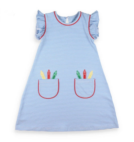 Color Me Cool Pocket Dress