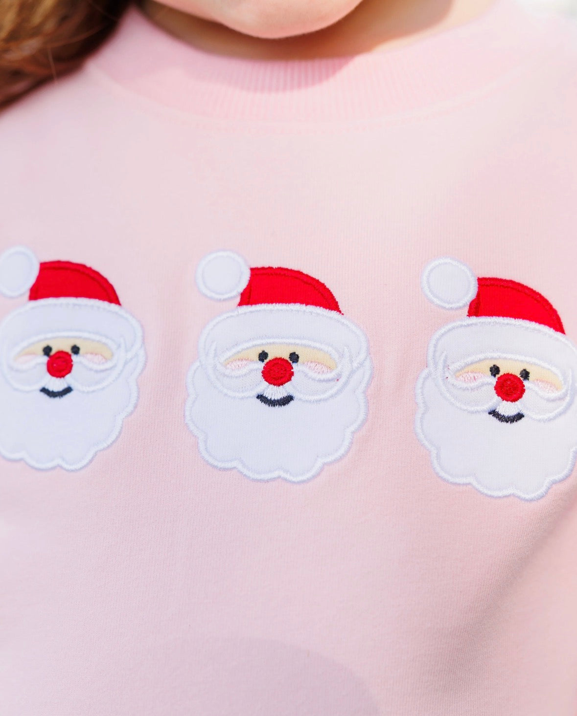 *PREORDER* Santa Pullover- Pink