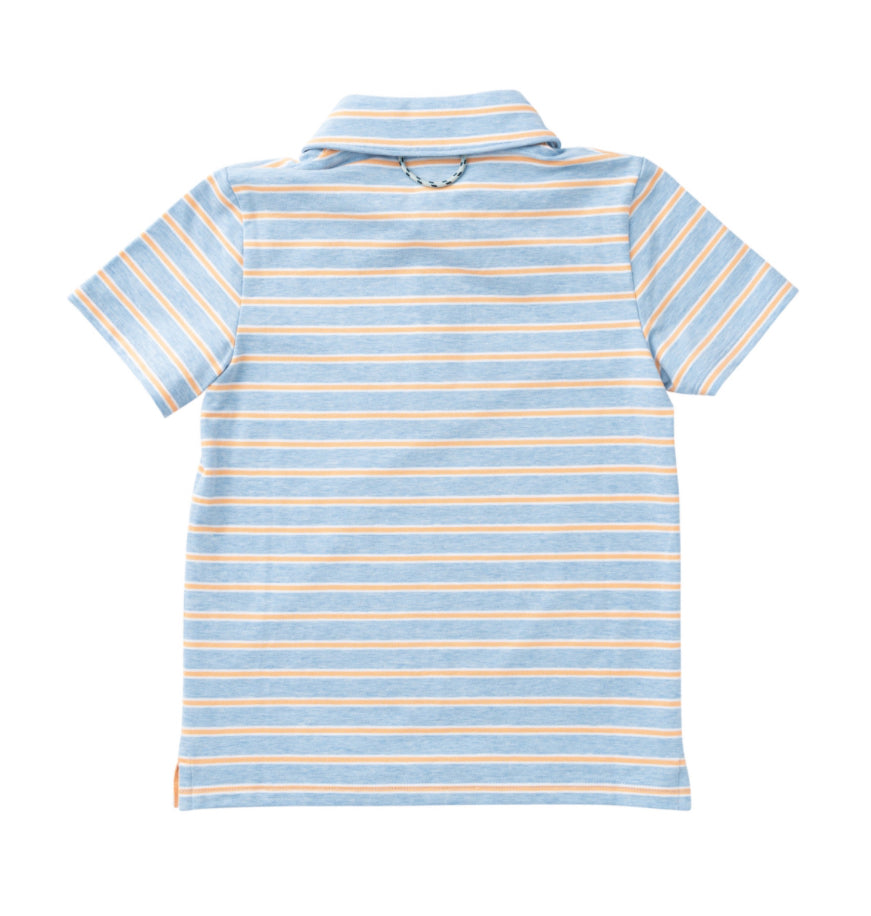 *PREORDER* BOYS’ TOO COOL FOR SCHOOL POLO - WINDSURFER ORANGE CHIFFON STRIPE
