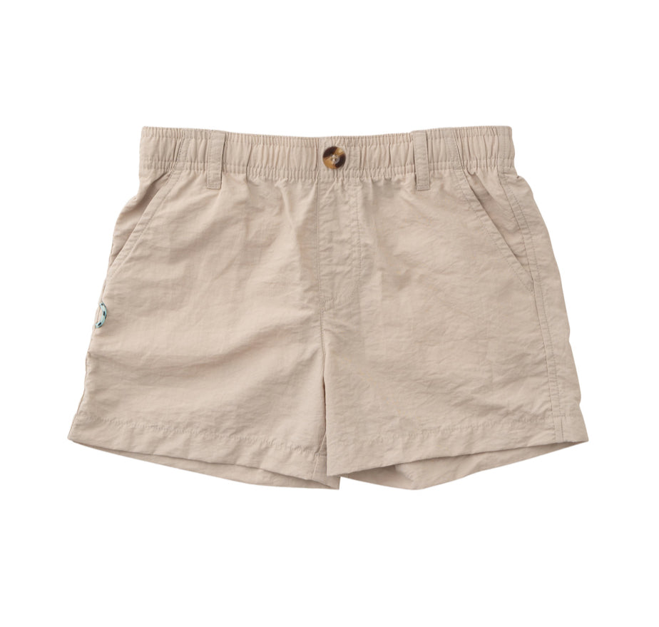 *PREORDER* BOYS OUTRIGGER PERFORMANCE SHORTS - KHAKI