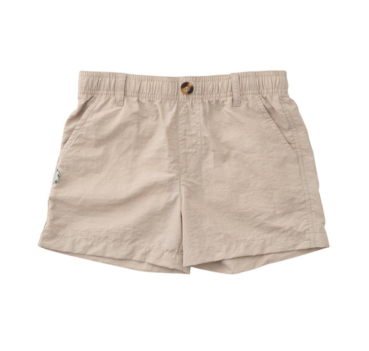 *PREORDER* BOYS OUTRIGGER PERFORMANCE SHORTS - KHAKI