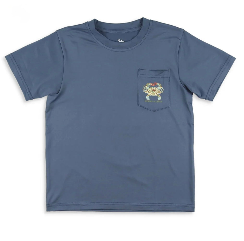 Crab Hunt Performance Graphic Tee