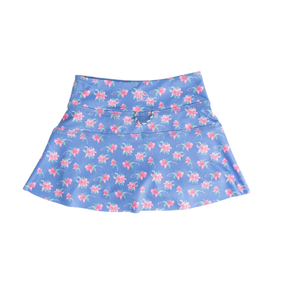 *PREORDER* TENNIS TWIRL SKORT W/COMPRESSION SHORTS - AZALEA BLOOMS
