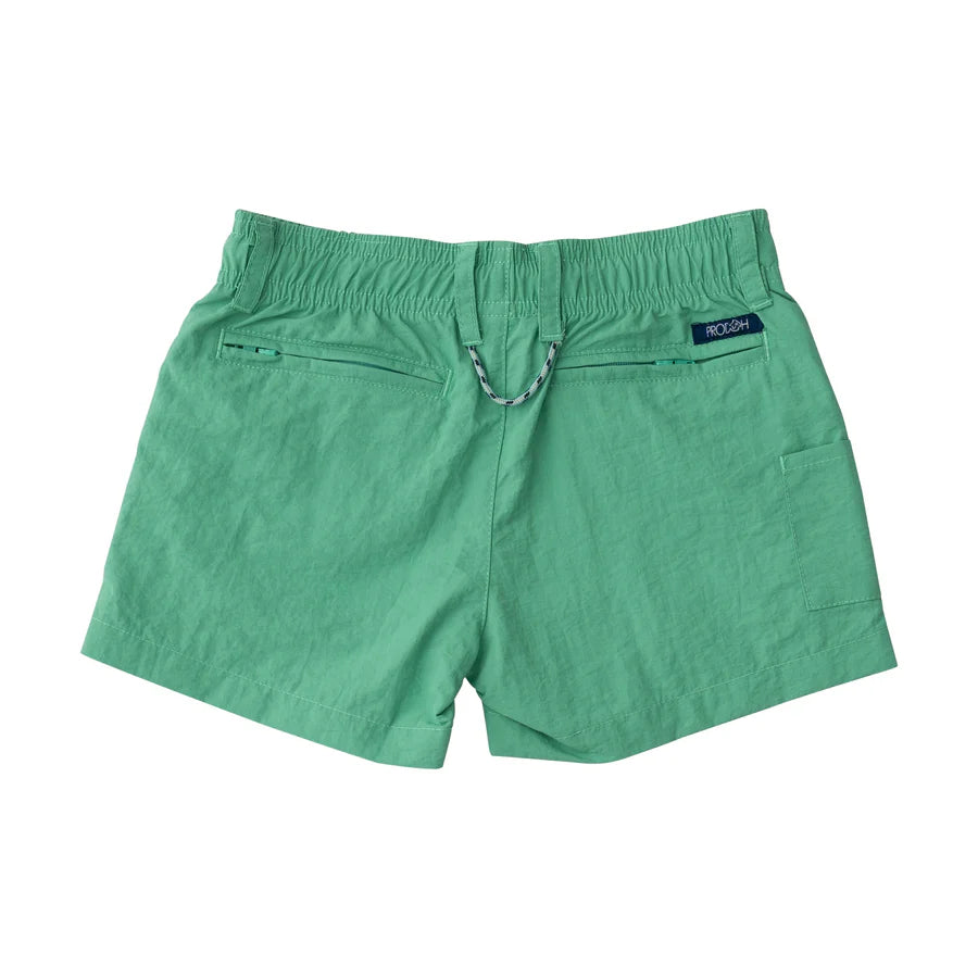 BOYS' OUTRIGGER PERFORMANCE SHORT IN GREEN SPRUCE