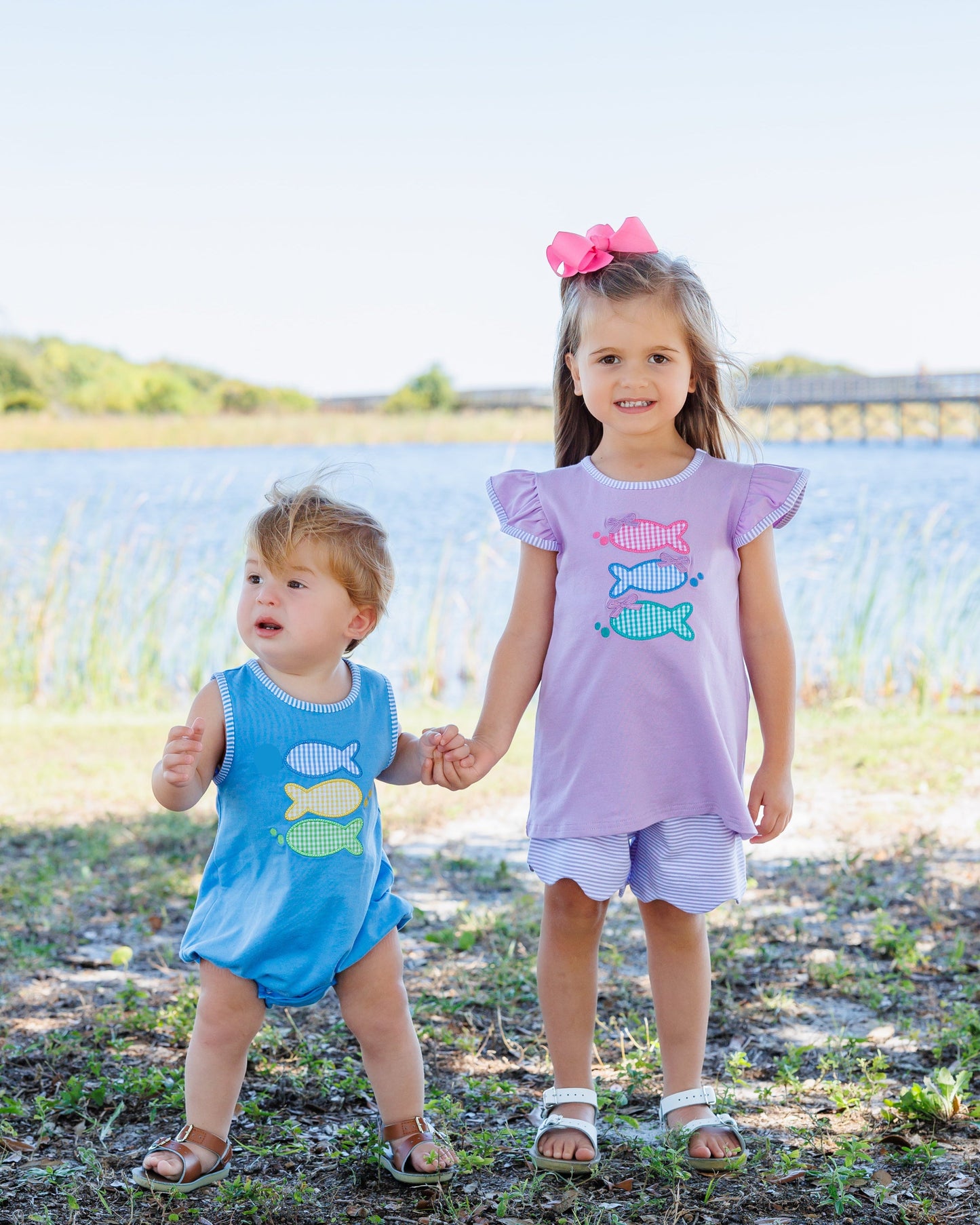 *PREORDER* One Fish Two Fish Scallop Short Set