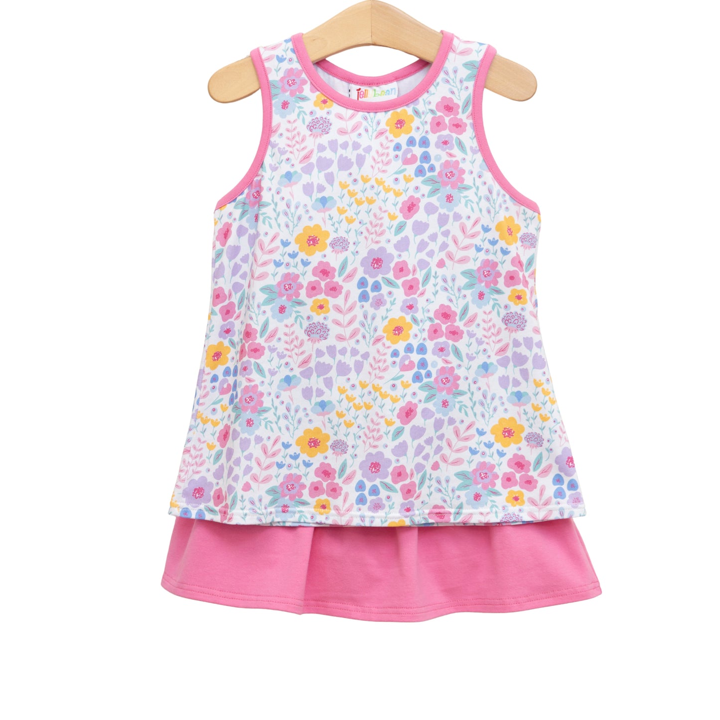 *PREORDER* Poppies and Petals Bow Back Skort Set