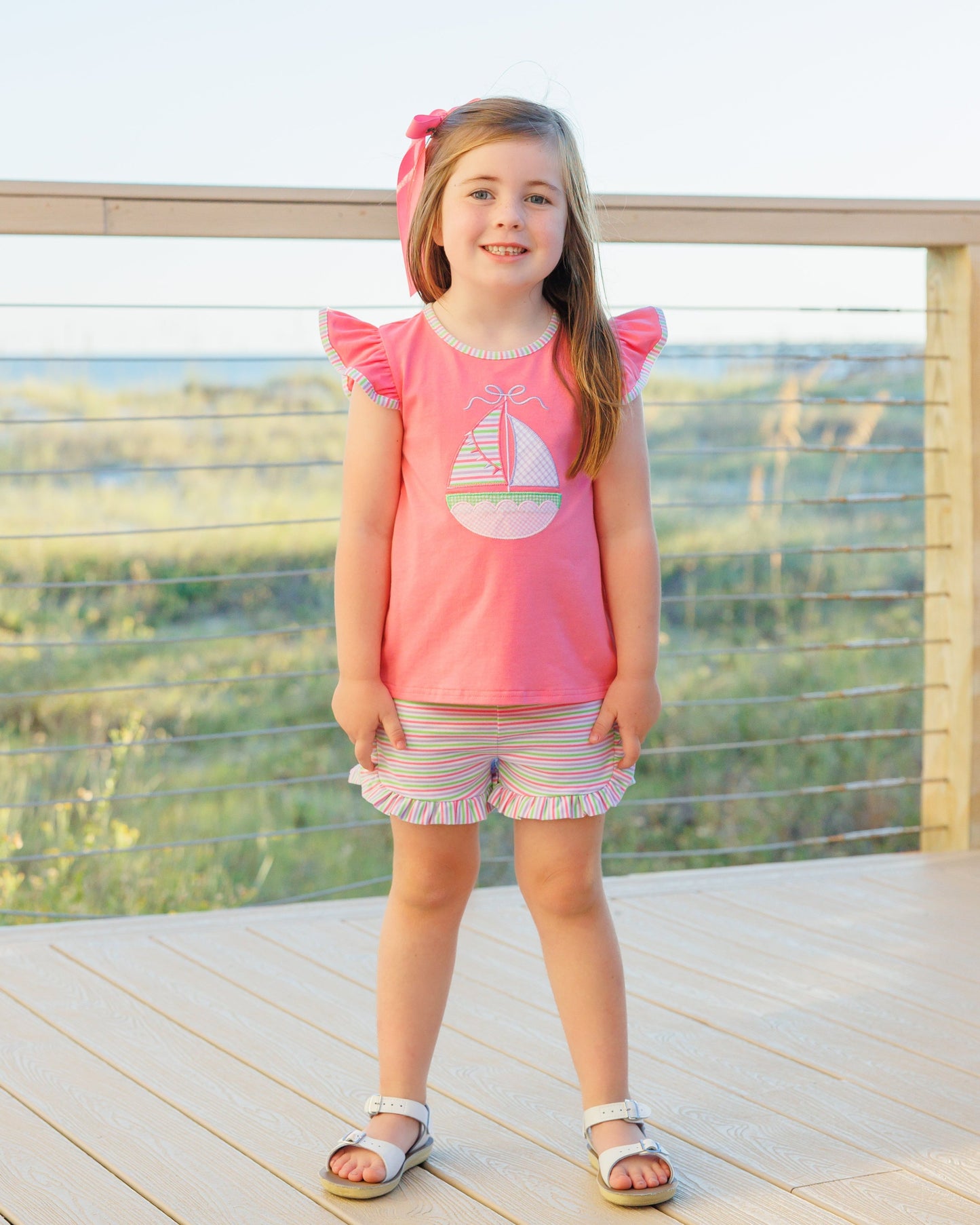 *PREORDER* Sailin' Away Flutter Short Set