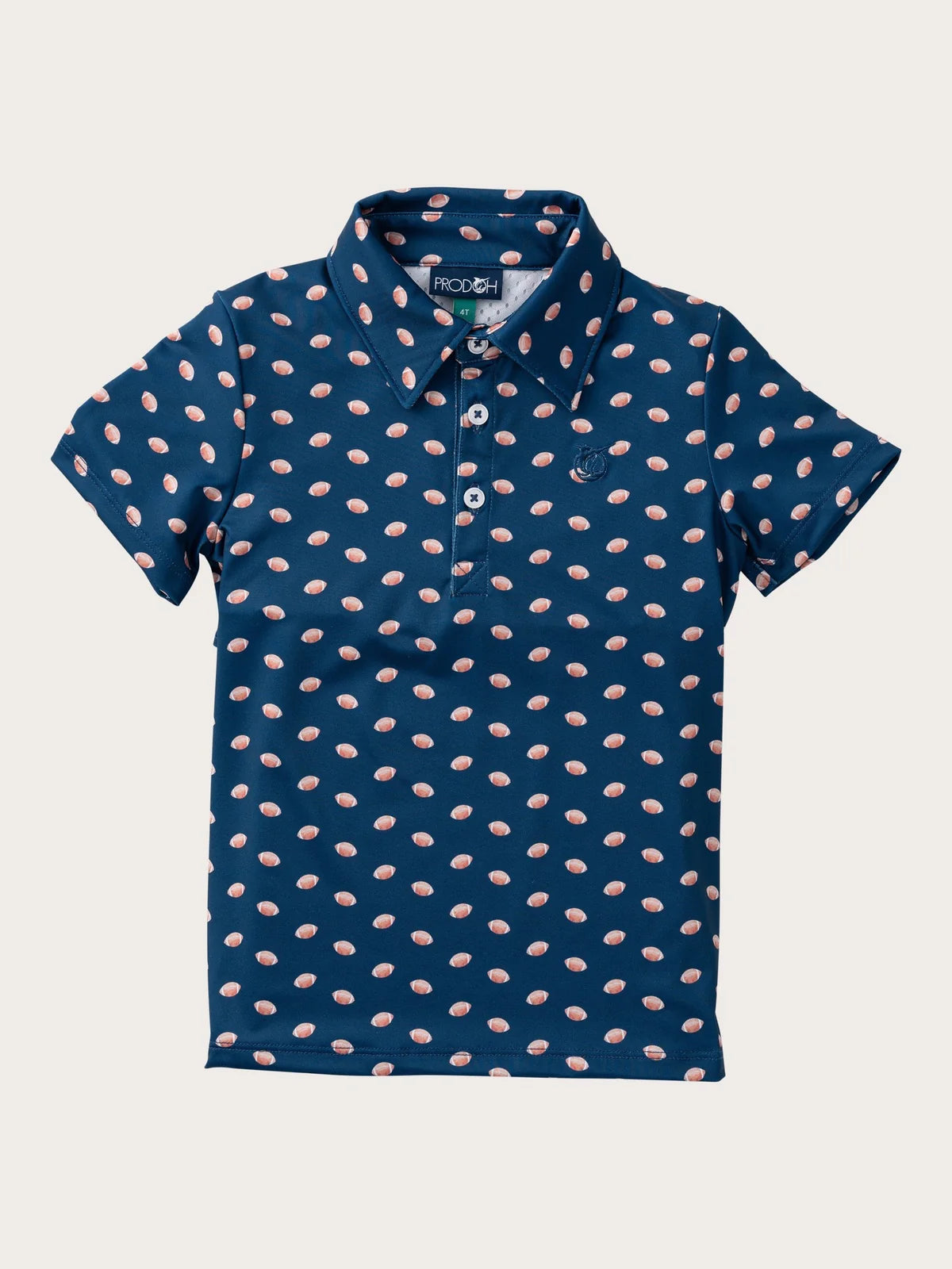 BOYS' PRO PERFORMANCE SHORT SLEEVE POLO - FOOTBALL