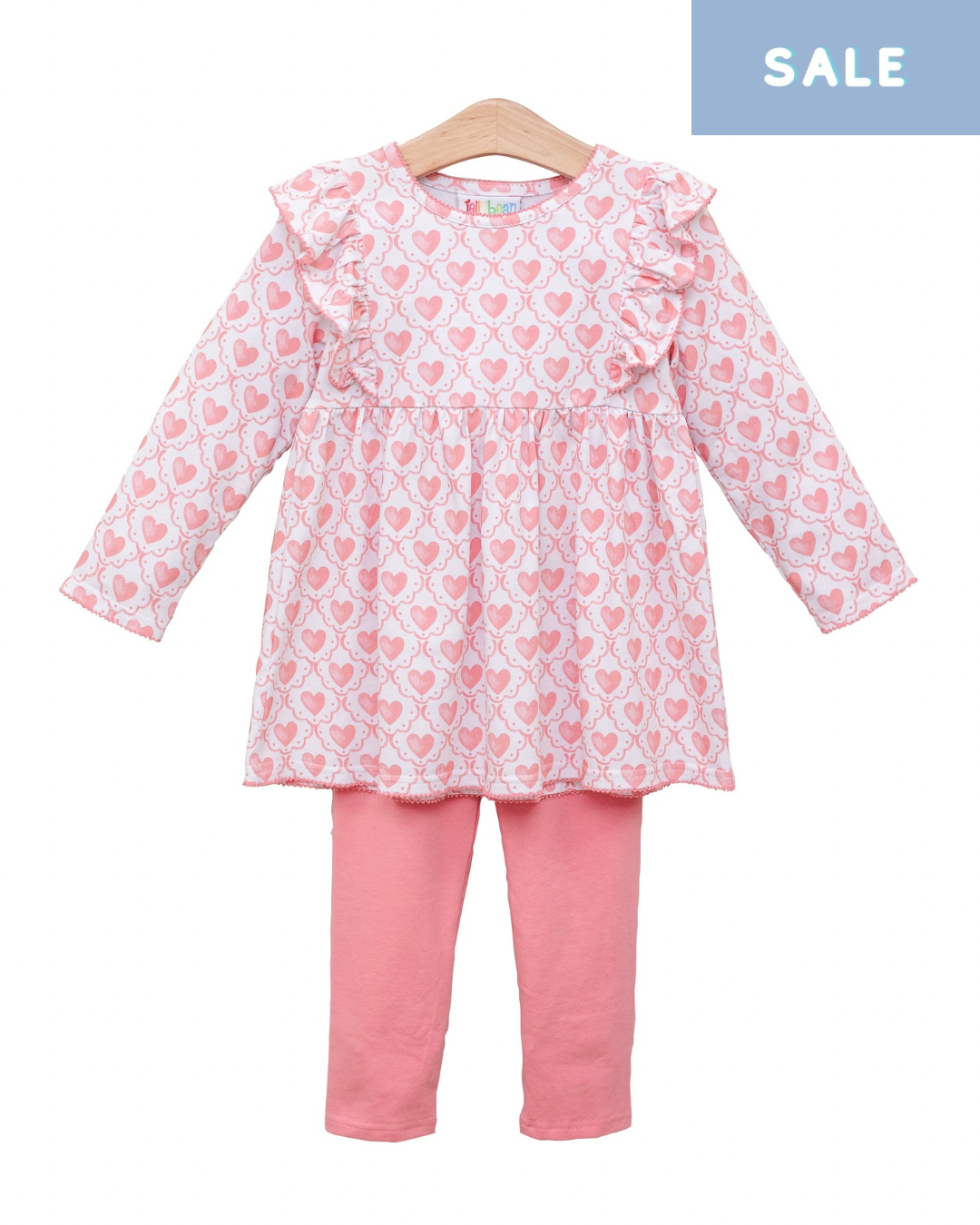 Watercolor Heart Pants Set