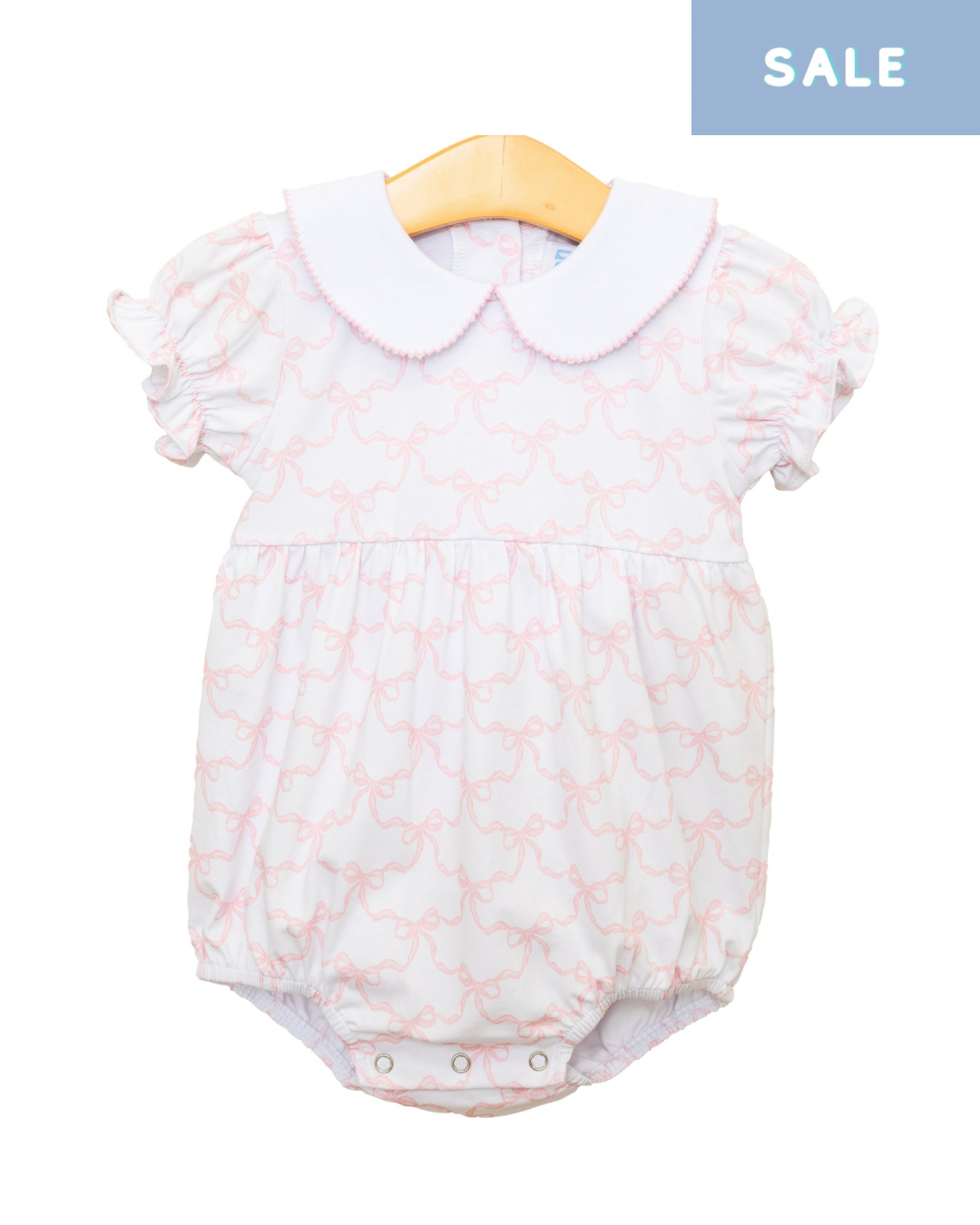 Pink Trellis Bow Charlotte Bubble